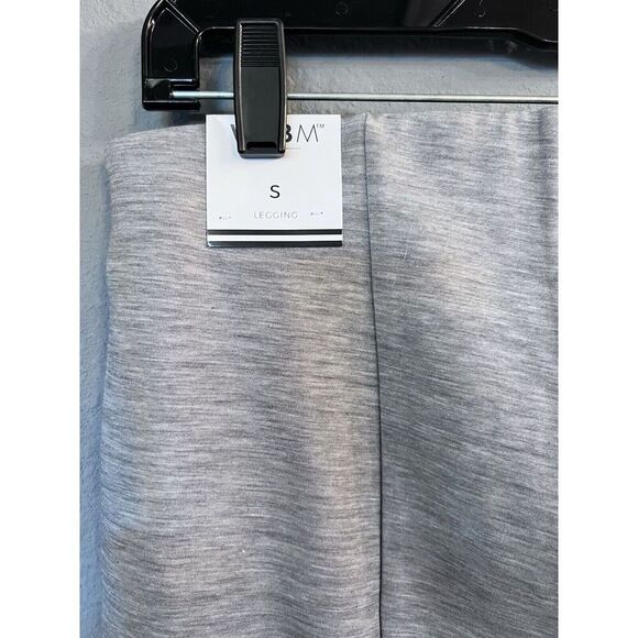 White House Black Market WHBM Heather‎ Grey  Ponte High Rise Leggings S NWT - Picture 3 of 5